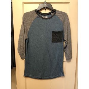 On the Byas Baseball tee